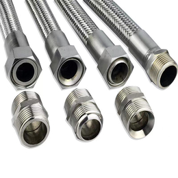 304不锈钢波纹管蒸汽管耐高压防爆管金属编织钢丝管工业软管