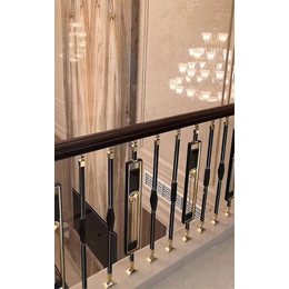 铜楼梯护栏 铝镁合金纯铜楼梯扶手多少钱一米
