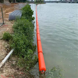 柏泰河道截污带装置厂家 钢丝绳串联水面保洁拦浮体