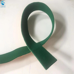 供应南京包辊绿绒布 印花机包辊筒用绿绒布 拉绒糙面带厂家