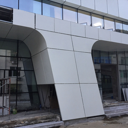 青岛市外墙铝单板幕墙厂家 立面装饰模块铝单板价格