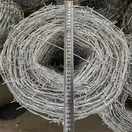 河北镀锌刺绳厂家供应六盘水铁丝网围栏遵义带刺铁丝网