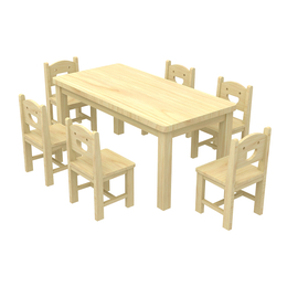 定制学校实木课桌椅单人多人学习桌幼儿园课桌椅实木多功能学习桌
