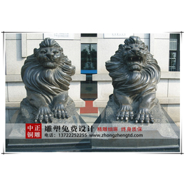 广场狮子铜雕铸造厂-中正铜雕