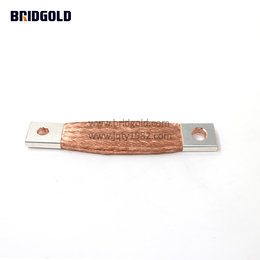 金桥铜业供应斜纹镀锡铜编织线软连接 接地铜导电带