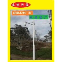 成都监控杆定做厂家/道路监控杆/小区监控杆-成都世纪天晟