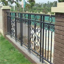 别墅园林防护栏 欧式风格 铸铁材质铁艺护栏