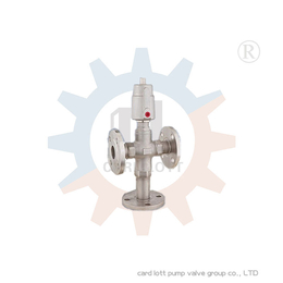 进口法兰式三通气动角座阀  美国卡洛特总代理