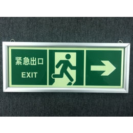 蓄光型疏散指示牌 紧急出口荧光墙贴 消防疏散指示牌缩略图