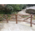 南京湿地公园水泥仿木护栏如何制作缩略图1