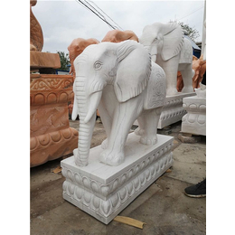 石雕大象定做-上饶石雕大象-众邦雕刻