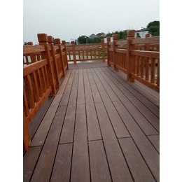 淮安仿木护栏- 顺安景观护栏供应-水泥仿木护栏
