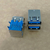 双层USB 母座90度四脚插板上2.0下3.0弯脚卷边蓝胶缩略图1