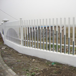 绿化带pvc草坪护栏-小区护栏-庭院护栏-防撞护栏-别墅护栏