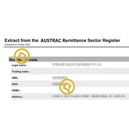 澳洲AUSTRAC货比兑换汇款监管牌照