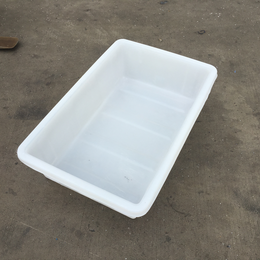 供应塑料方箱 可订制塑料盆K300L印染箱推布车箱食品级