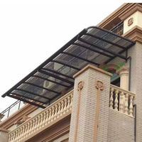 铝合金耐力板雨棚-阳光板雨阳棚-耐力板厂家定制