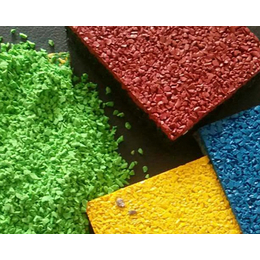 绿健塑胶材料(图)-高弹性EPDM彩色跑道颗粒-忻州跑道颗粒