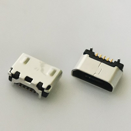 MICRO USB 5P B型牛角直边 短体 凸包