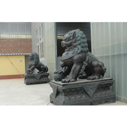 北京铜狮子-海谊雕塑铸造-大型铜狮子