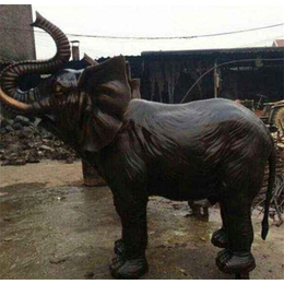 铸铜大象-哈尔滨铜大象-树林雕塑厂