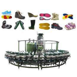 供应绿州LZ-XC系列全自动聚氨酯PU鞋底发泡生产线设备