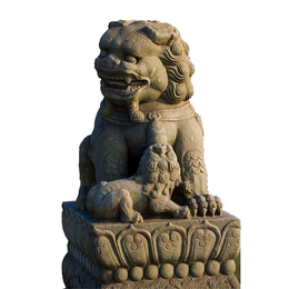 忻州做旧石雕狮子价格-盛晟工艺品