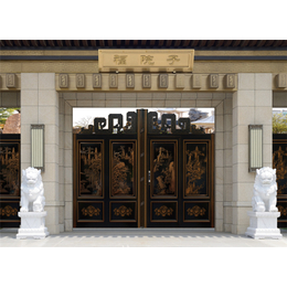 福建铝合金庭院门-真意护栏质量可靠-铝合金庭院门价格
