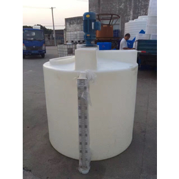 	 1吨锥形加药箱塑料搅拌罐盐酸计量桶外加剂减水剂合成用搅拌桶