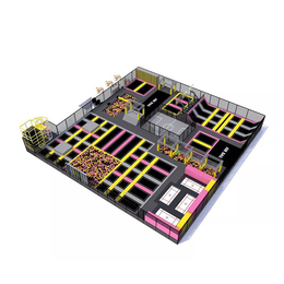 厂家*大小型淘气堡儿童乐园室内游乐场亲子闯关滑梯蹦床设备