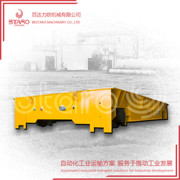 百达力欧定制生产工业物料运输轨道平车 