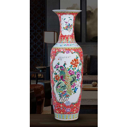 1.4米景德镇陶瓷手绘大花瓶观音瓶批发