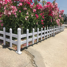 佛山护栏厂供应pvc塑钢护栏规格小区绿色拼装锌钢草坪护栏