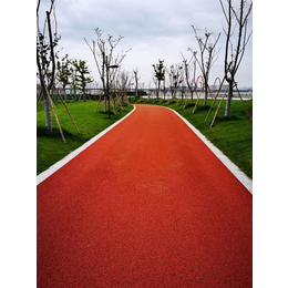 鄂尔多斯彩色路面-橙红防滑彩色路面-建业筑路(推荐商家)