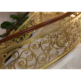 铂嘉瑞铜艺楼梯(图)-镀金铜艺楼梯扶手-安康铜艺楼梯