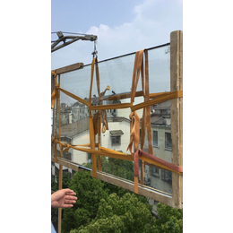 上海吊玻璃双层钢化大玻璃上楼大众便捷吊装高楼层吊装缩略图