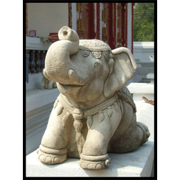 大型石雕大象雕塑-旺通雕塑生产厂家(图)
