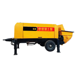 红海混凝土输送泵视频-天津小型泵送混凝土输送泵