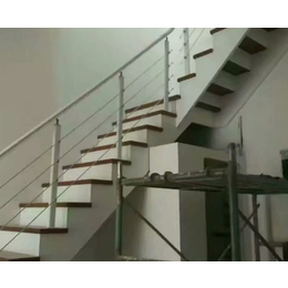 滁州钢木楼梯-合肥皖一美工艺好-钢木楼梯生产厂家