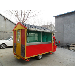 美旺餐车(图)-小吃车玻璃展示柜-小吃车