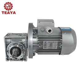 台亚供应RV50系列减速机铝合金伺服法兰蜗轮减速机