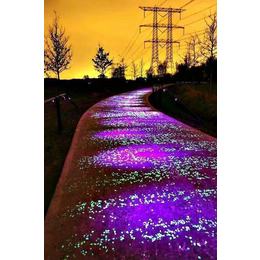 杭州彩色透水夜光地坪的做法 彩色透水混凝土增强剂厂家*