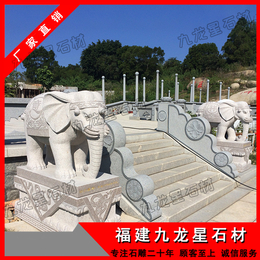 惠安石雕大象图片 2米石雕大象多少钱一对缩略图