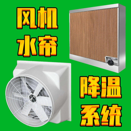 大棚水帘负压风机安装养殖室内降温设备北京重锤式负压风机
