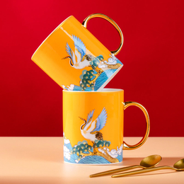 中式文创礼品马克杯定做会员礼品馈赠茶杯套装