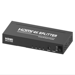 供應HDMI分配器一進四出分配器 4k 高清視頻分頻器