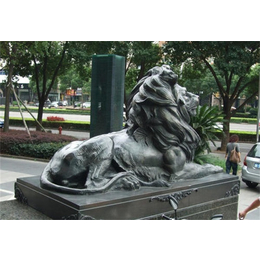 坤朋-狮子铜雕定制-山西狮子铜雕