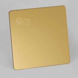 201打砂镀锆金彩色不锈钢装饰板缩略图
