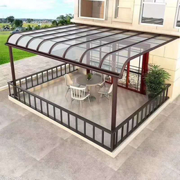 北京定做雨棚 铝合金耐力板透明雨棚厂家定做挡雨棚