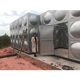 黑河不锈钢水箱厂家 组合焊接保温水箱价格 方形消防水箱304